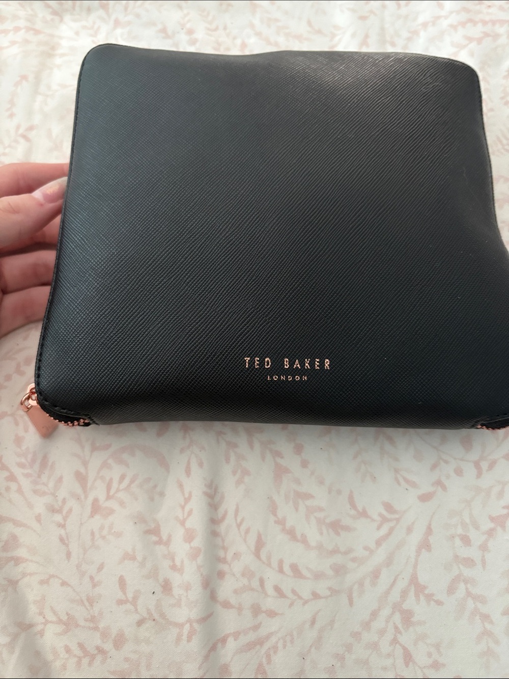 Ted Baker Black Leather Travel bag